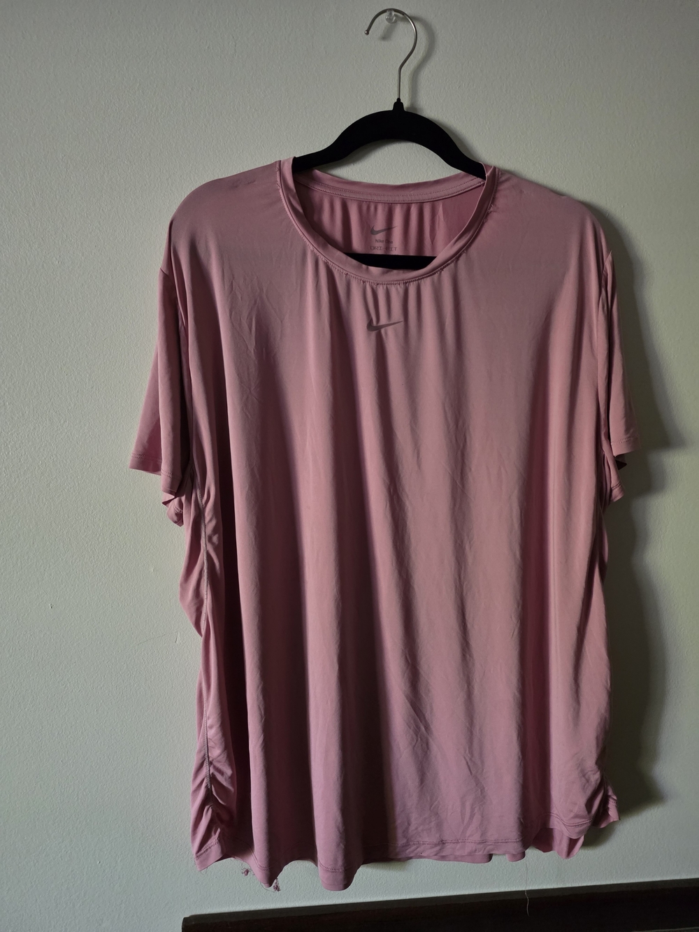 Nike Light Pink Dri-FIT Crew Performance Tee